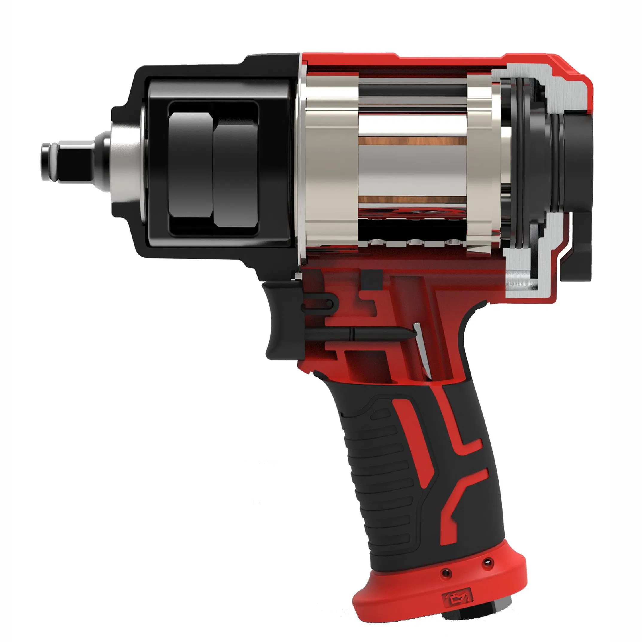 Puffer Tools PT-1305 Pneumatic Air-Powered Impact Wrench for Automotive Repair Mechanical Maintenance and Garage Use