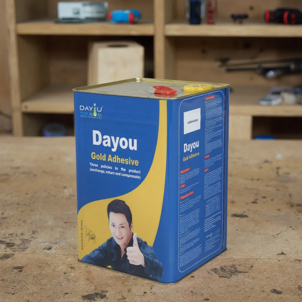 Yellow Color Glue Water Resistance Contact Adhesive for Furniture Wood