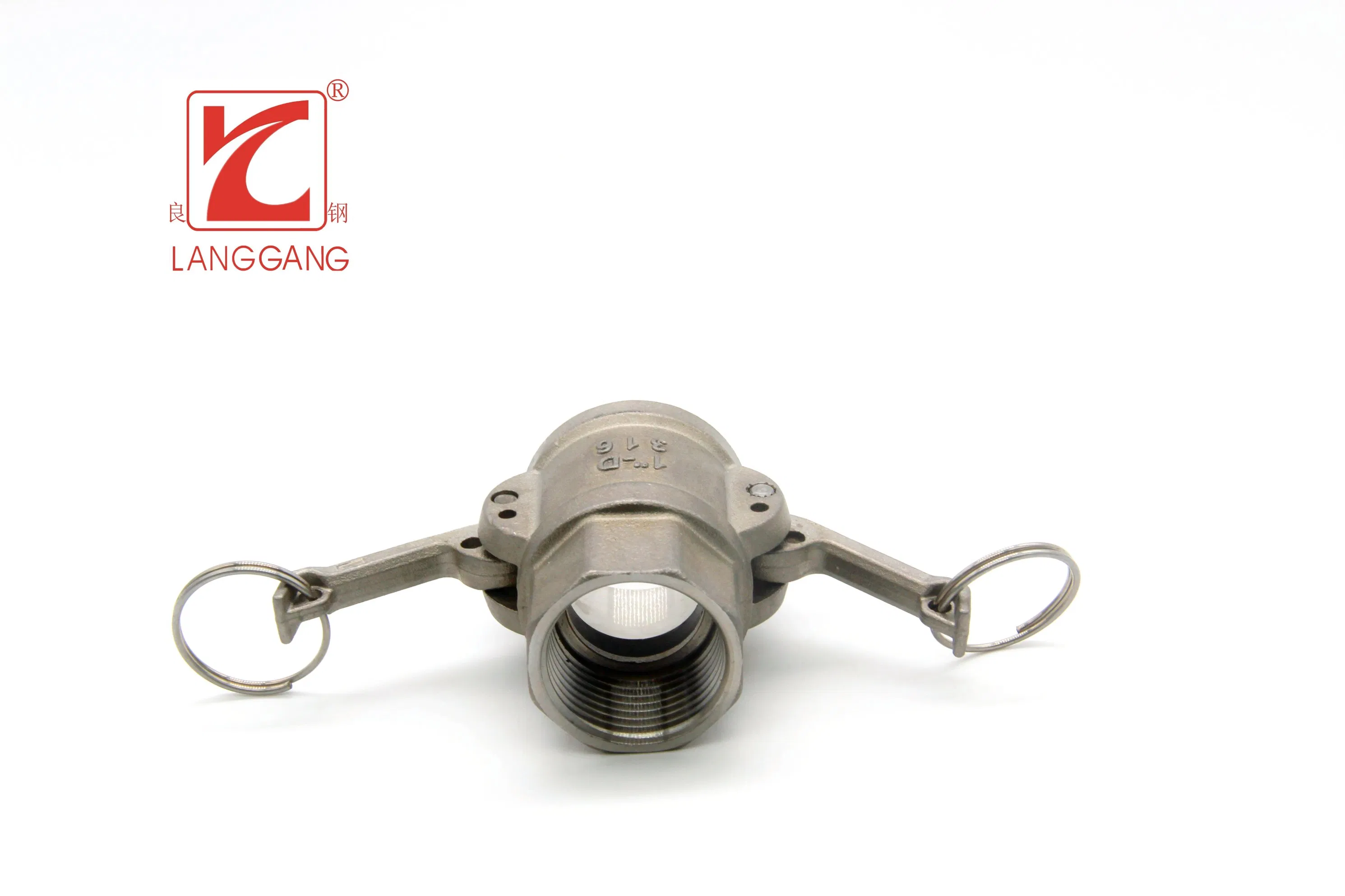 Lianggang Investment Casting Stainless Steel Threaded Type D Camlock for Hoses