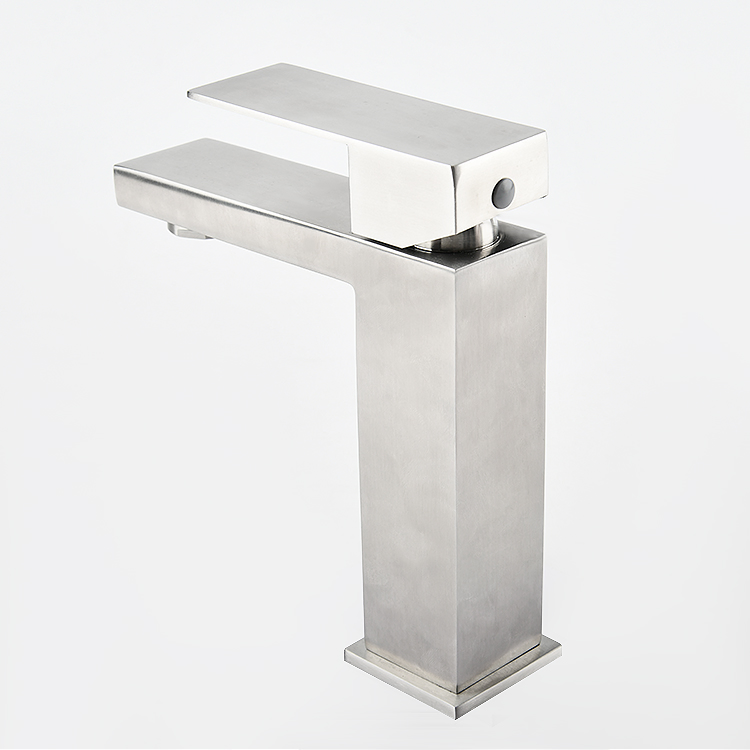 Sanipro Factory OEM/ODM Single Lever Handle Cold and Warm Various Colors Stainless Steel Wash Basin Faucets for One Hole Sink