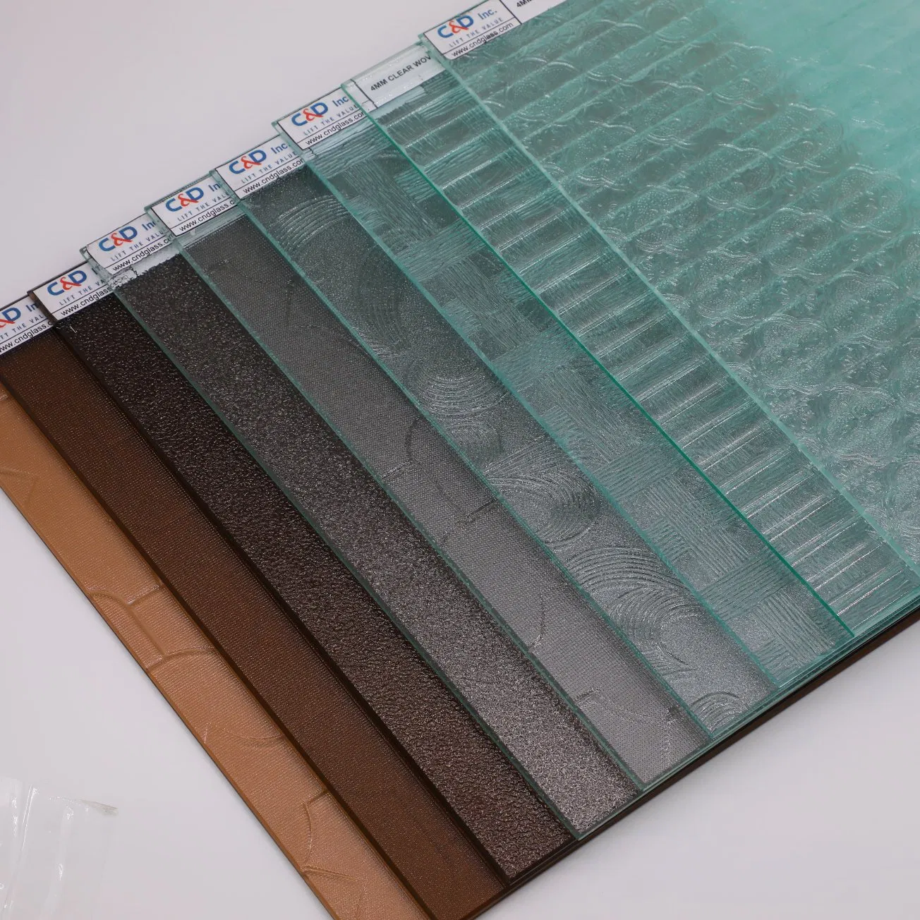 4mm 5mm 6mm Clear Bronze Grey Bamboo Figured Patterned Glass with Optional Size with Factory Lowest Price