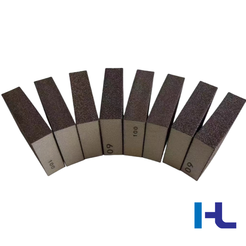60 80 100 120 180 220 240 280 320 Grit Oblique-Sided Spot Diamond Sponge Sanding Block Wood Working Polishing Sponge