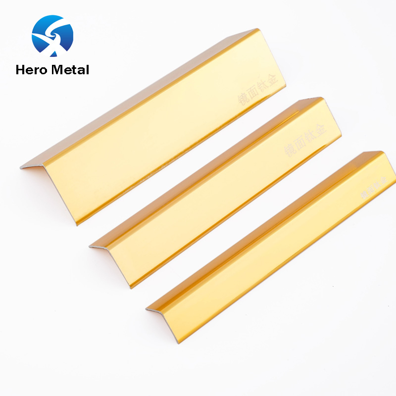 Best Sale Brand 2026 Decor Polished Aluminium Alloy 2.7m Home Ceramic Edging Strips for Marble 40mm Hero Tile L Shape Tile Trim
