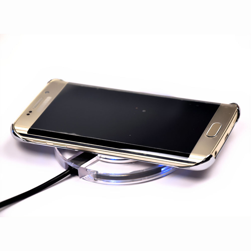 Qi Mini Fantasy Anti-Slip Metal Transmitter Mobile/Cell Phone Wireless Charger