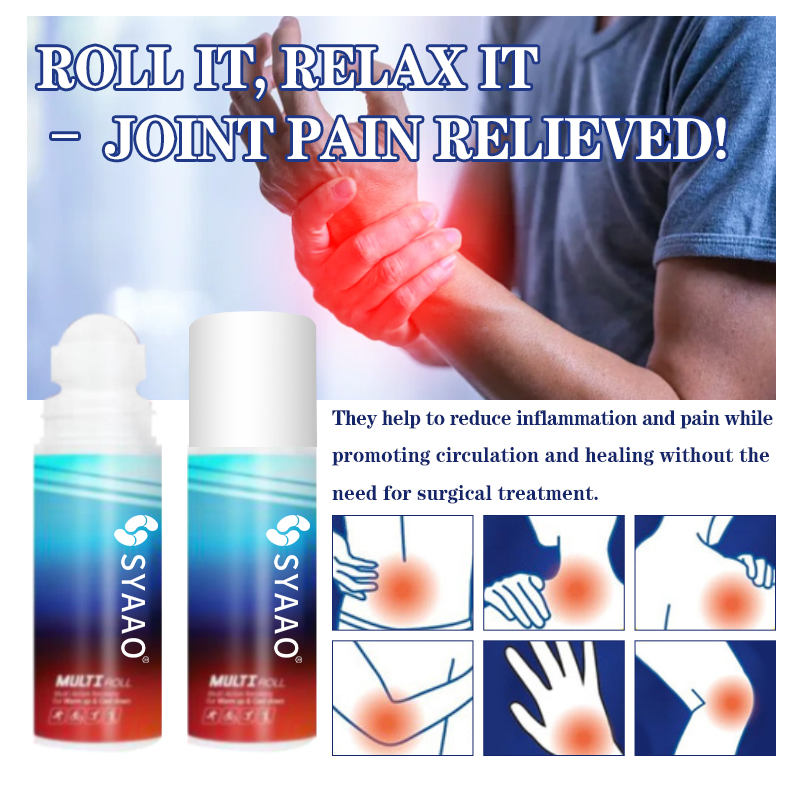 Widely Used Private Label Joint Muscle Therapy Hydrogel Pain Relief Gel Pain Relieving Roll-on for Muscle Pain Relief