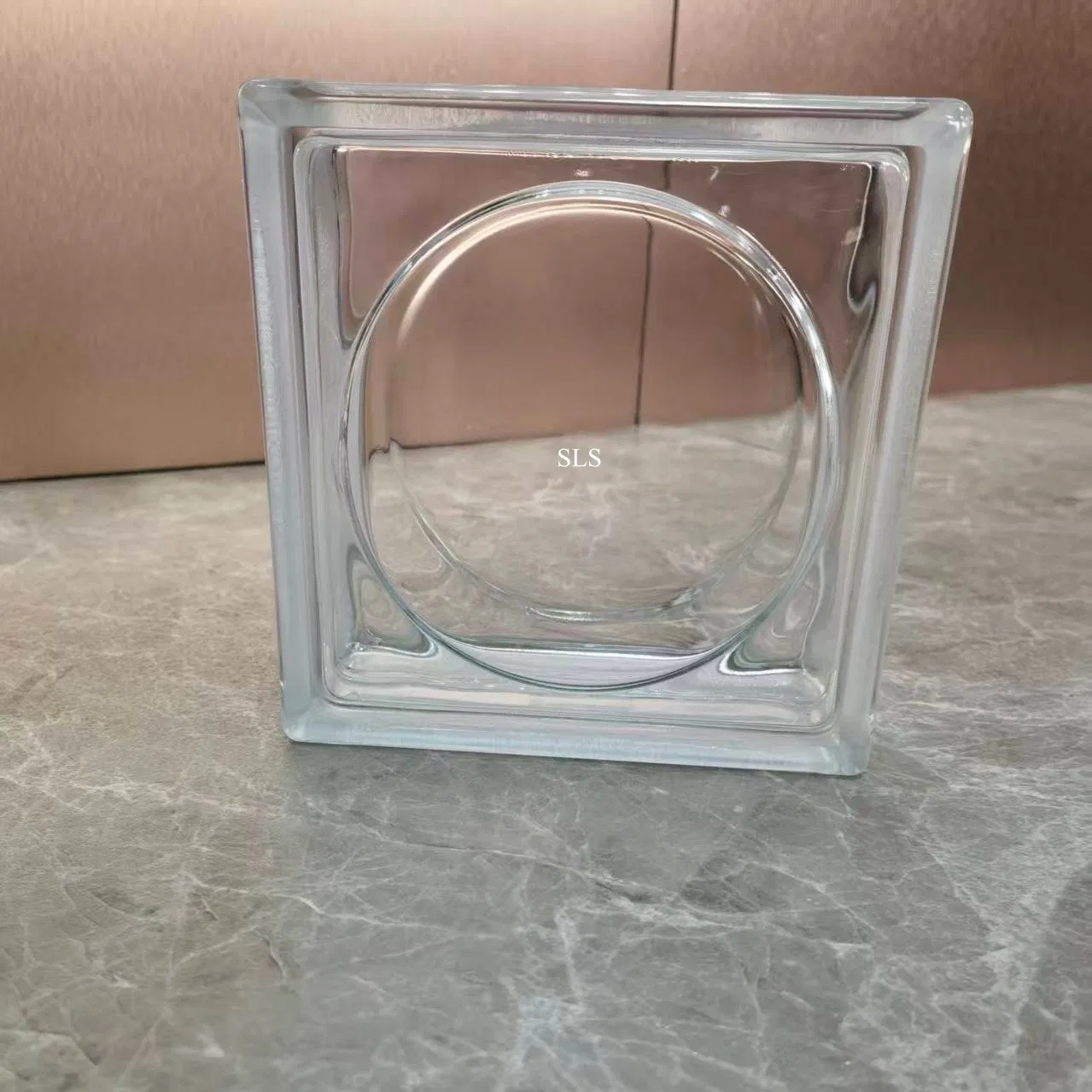 Decorative Art Design 190*190*80mm Building Glass Block