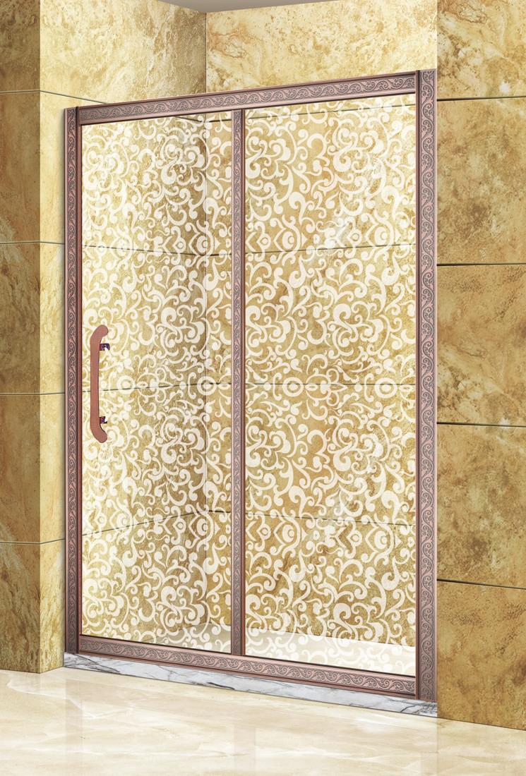 Premium-Antiscald Sliding Glass Customizable Bathroom Shower Door