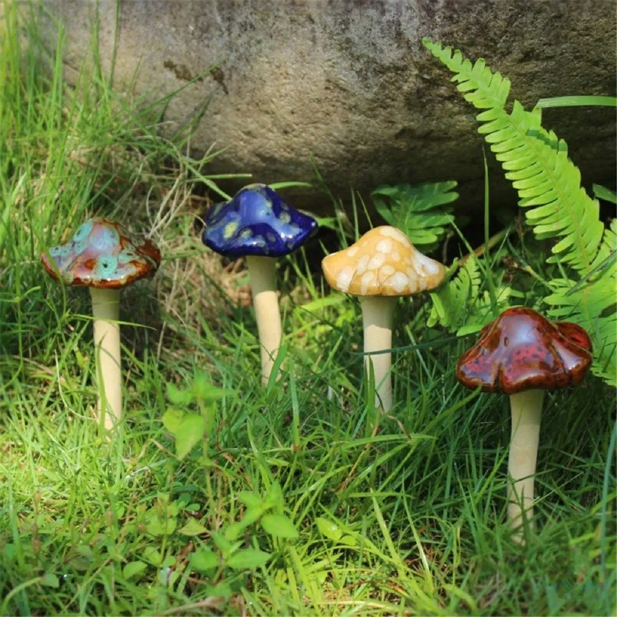 Stylish Mushroom Garden Ornament to Brighten Your Landscape