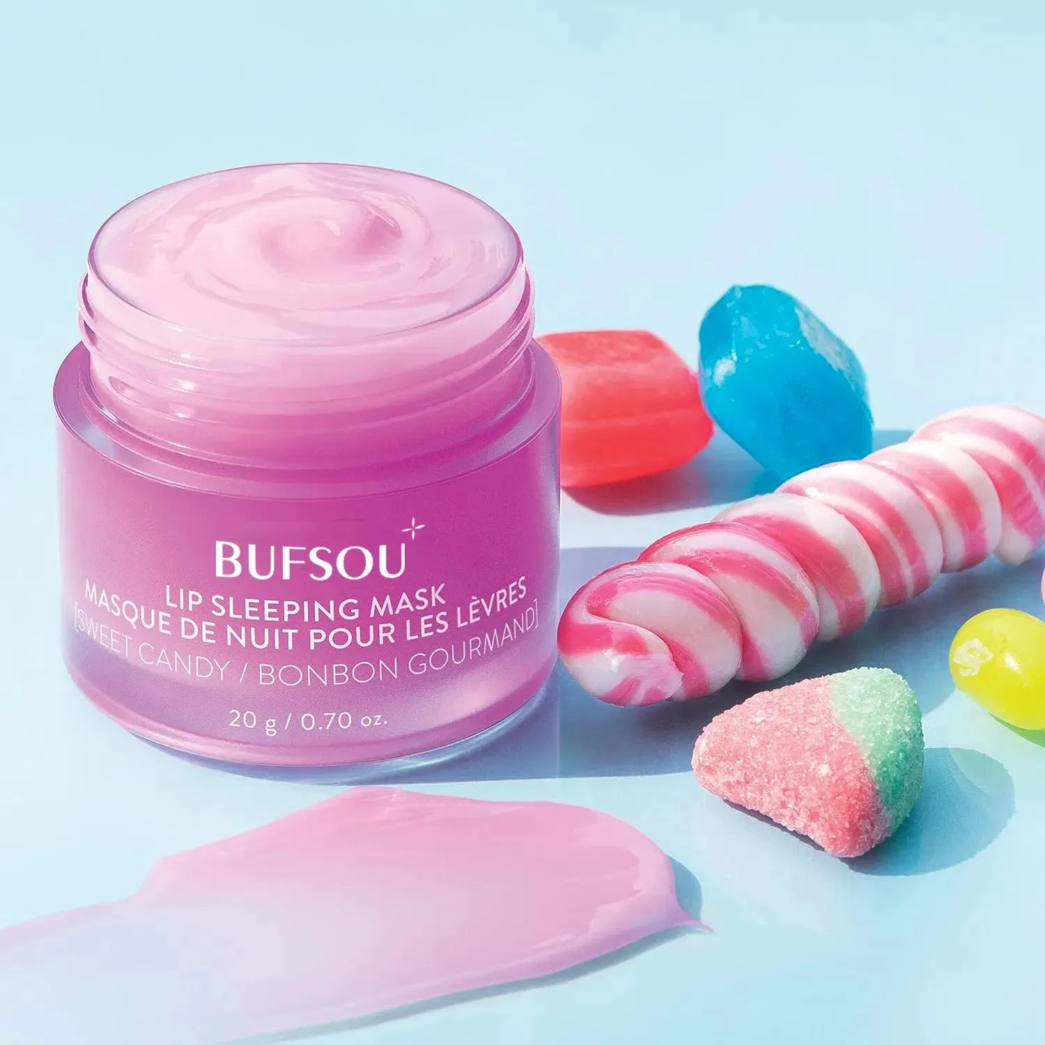 Private Label Vegan Organic Vitamin C Lip Balm Crystal-Based Berry Chapstick and Hydrating Cream Lip Sleeping Mask