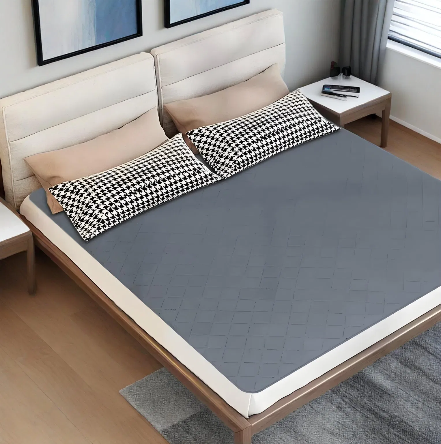 Water Circulating Heating Overheat Protection Smart Hot Bed Mattress Electric Blanket with Good Service