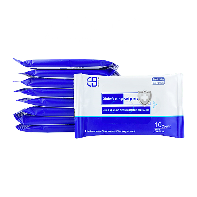 Disposable multi-purpose cleaning disinfecting wet wipes