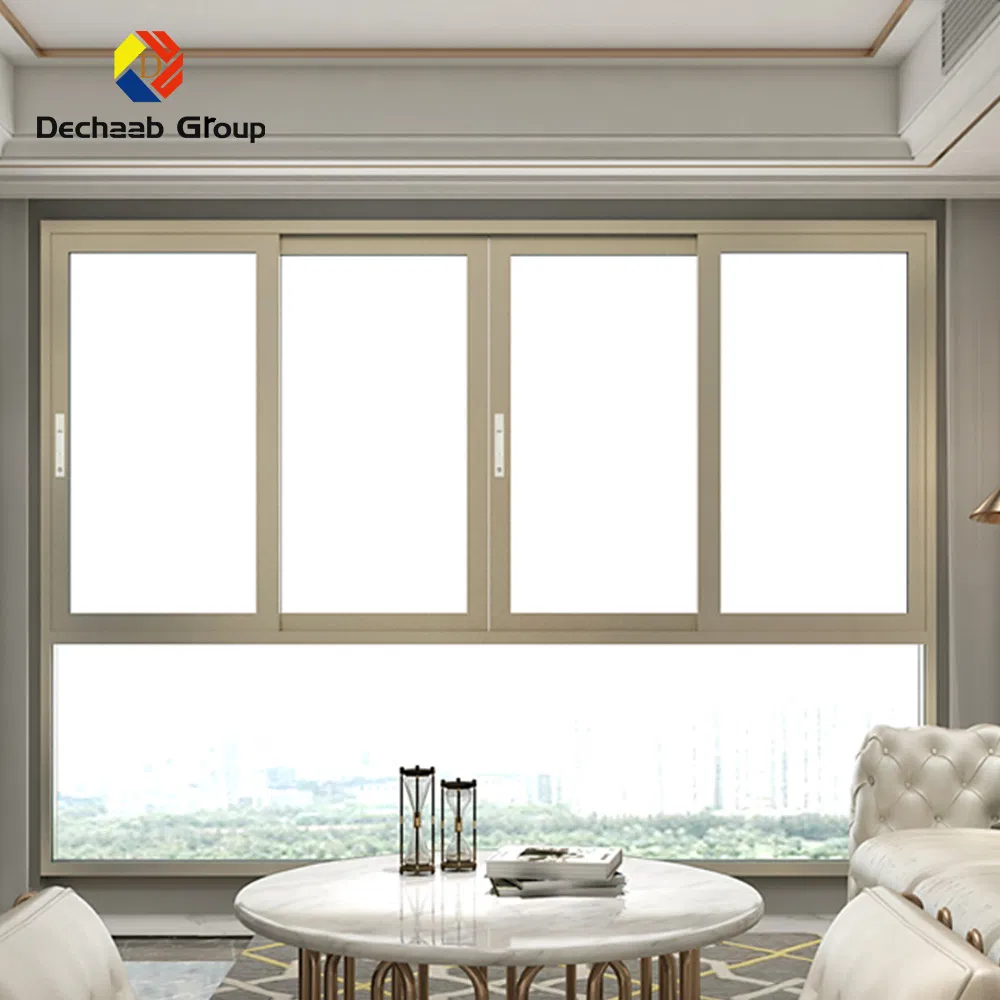 Heat Insulation Aluminum Shutter/Louver Double Glass Mosquito Net American Window Thermal Break Sliding Windows