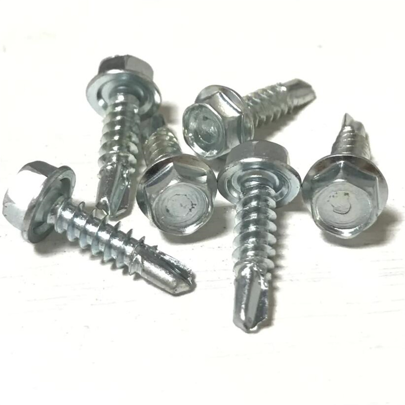 Multiple Size Customizable Hex Head Self Drilling Screws with Edpm Washer on Sale