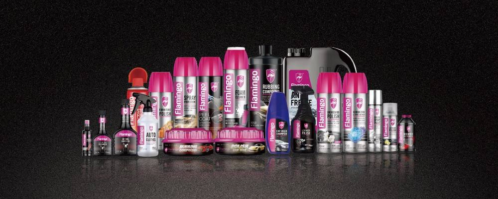 Автошампунь с воском F031 Flamingo, 500 мл