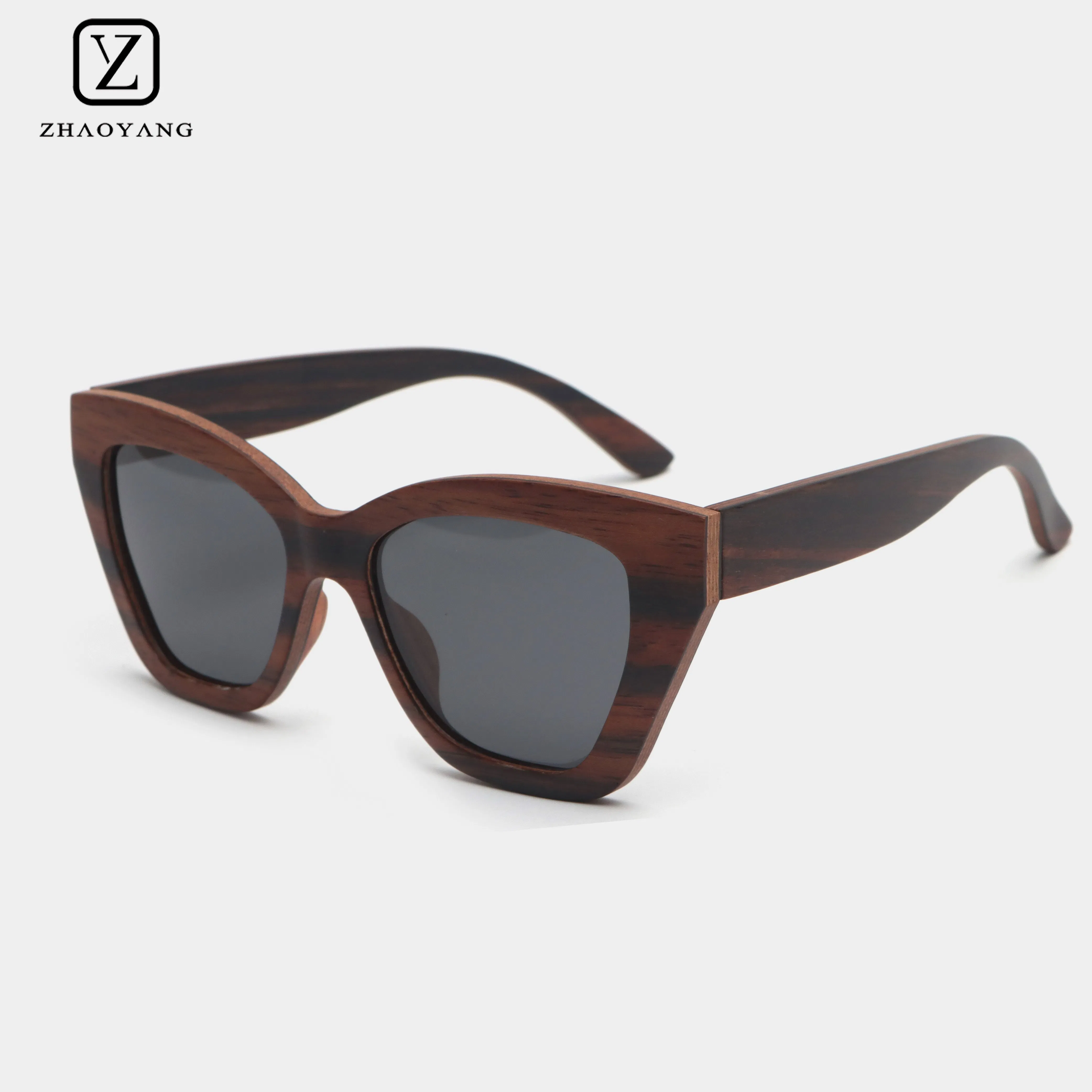 Eco-Friendly Bamboo Sunglasses Handmade Wood Frame UV400 Custom Polarized Lens