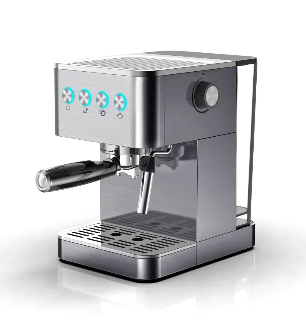 Stainless Steel 15 Bar Espresso Coffee Maker for Cappuccino and Latte