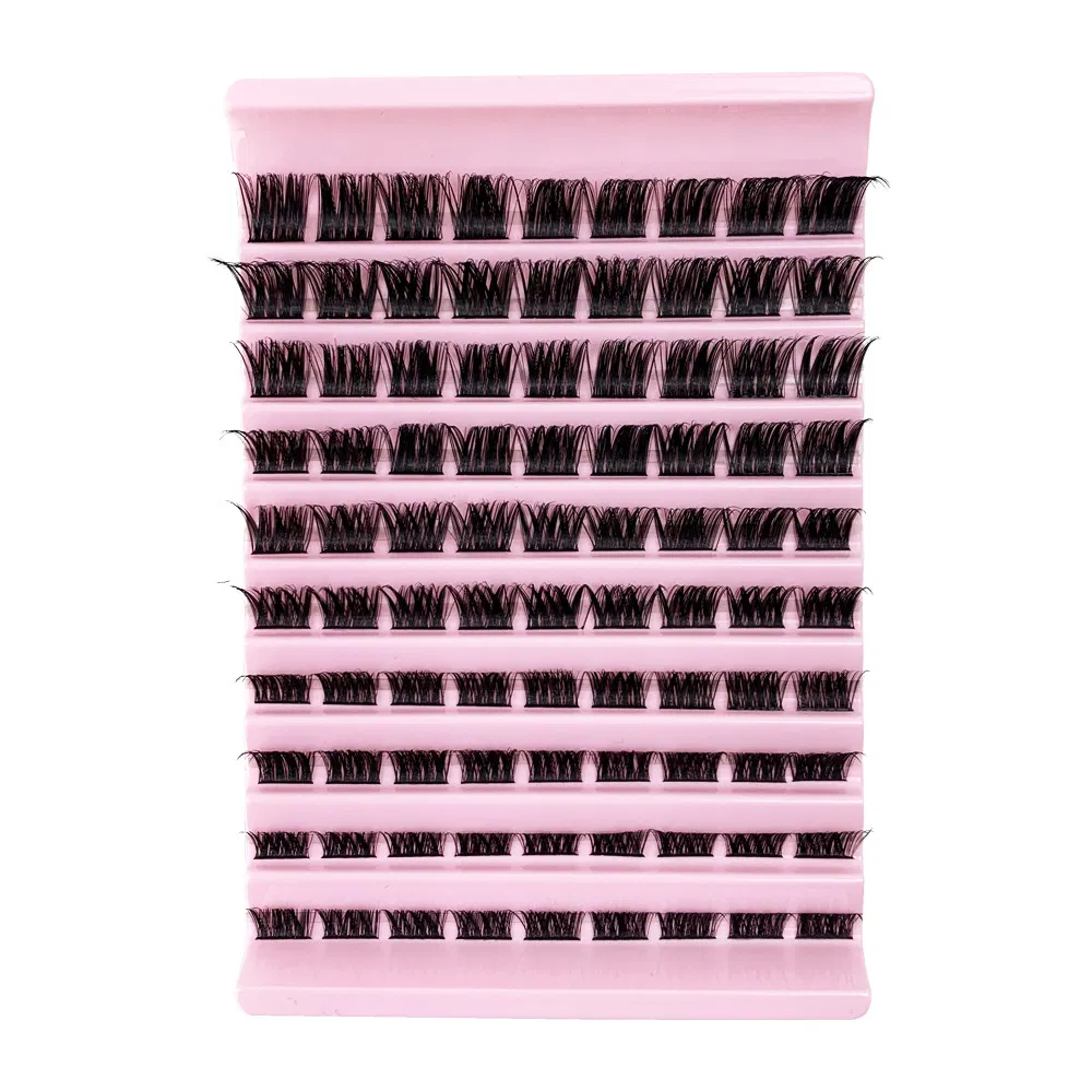 Feather-Shaped Self-Grafting Large-Capacity Cluster Factory Wholesale Segmented Single-Cluster False Eyelashes