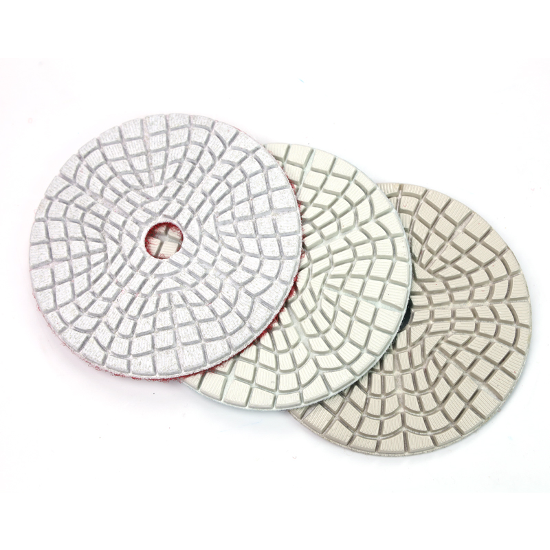 Wholesale 3-Step Wet Flexible Polishing Pad Abrasive Tool for Granite Marble