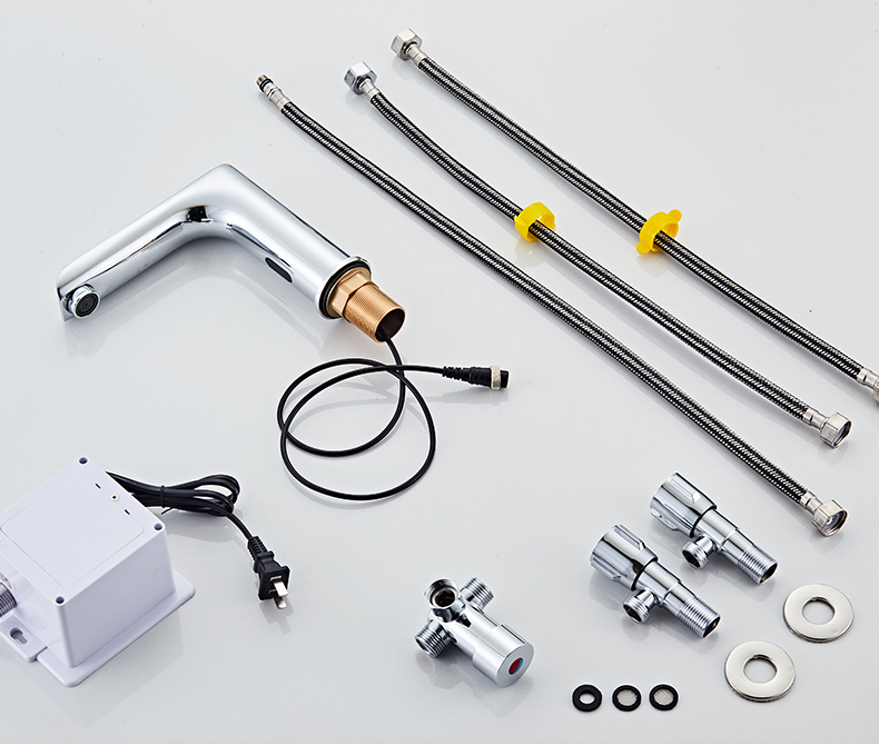 Bathroom Automatic Faucet Touch Free Infrared Sensor Faucet Touchless Hand Wash Faucet Water Saving Tap