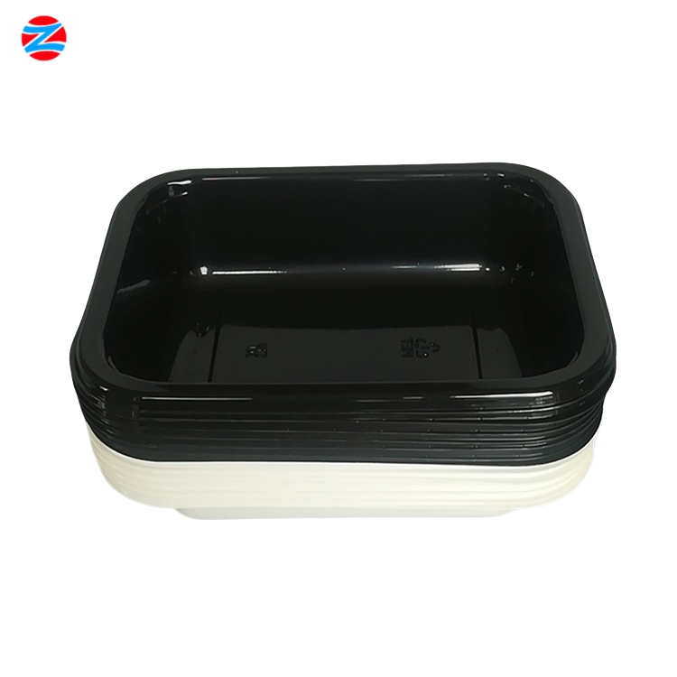 Black and White Aviation Prefabricated Food Packaging Box with Free Sample