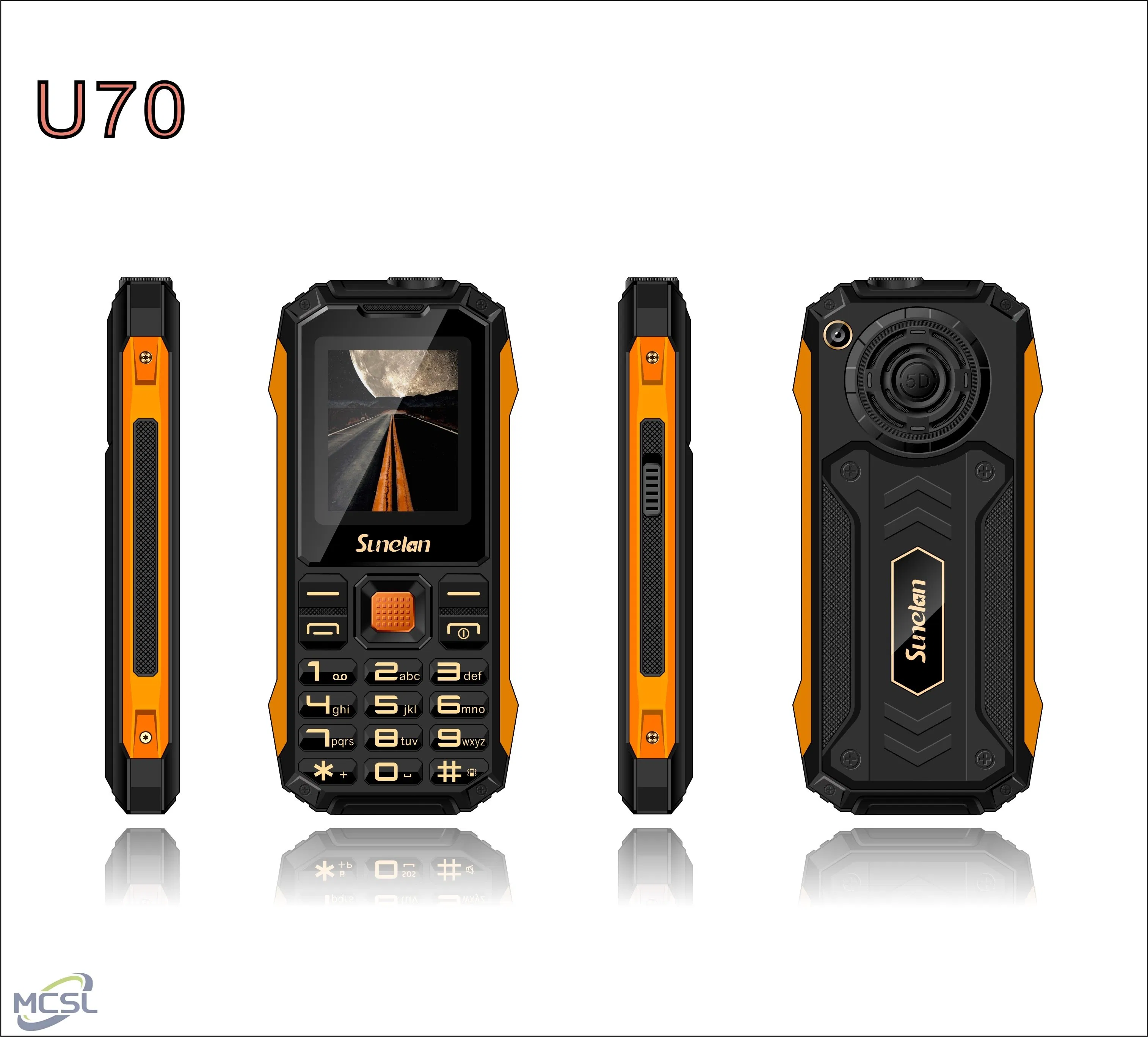 Мобильный телефон Ultra70 с двумя SIM-картами, 1.8" экран