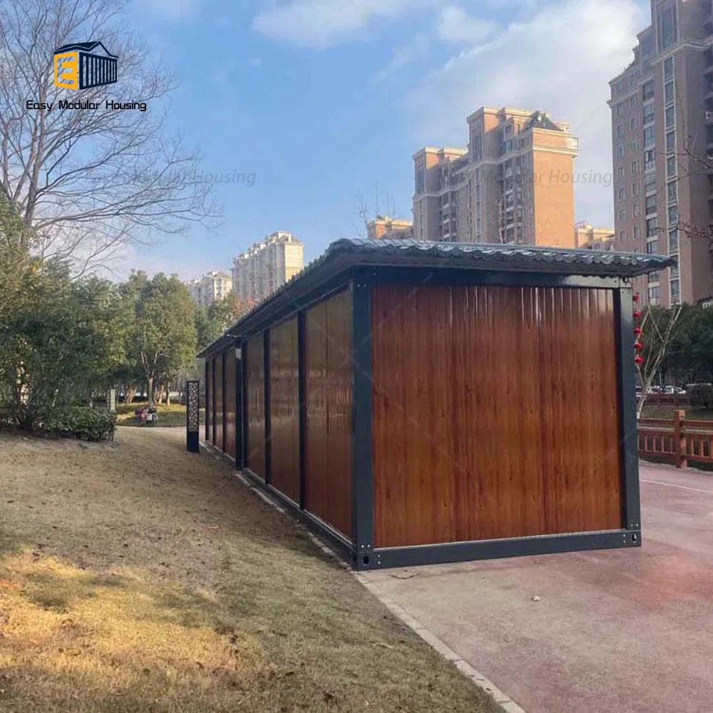 Prefab Coffee Office Accommodation Detchable Economic Canteen Cottages Factory Price Tiny Bungalow