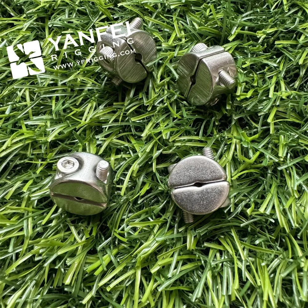 SS316 Wire Rope Stopper with 2 Clamping Ring