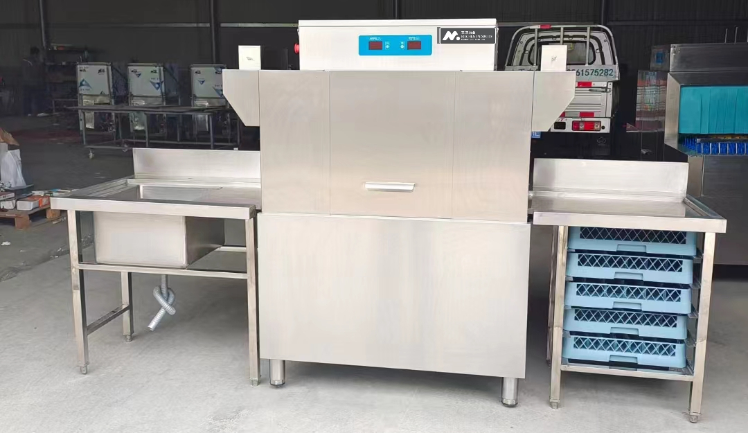 2026 Large-Capacity High-Efficiency Restaurant Kitchen Dishwasher, Equipped with Dual Pumps