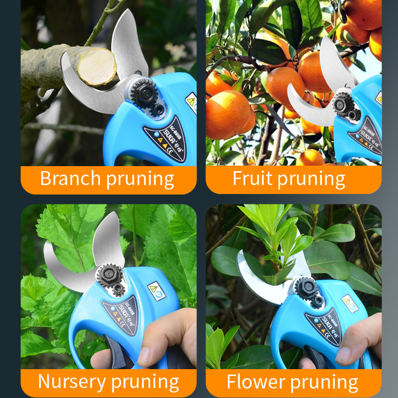 Suca Sk5 Blade Pruner 32mm Electric Scissors Garden Shear Cutter Wood Cordless Pruning Scissors