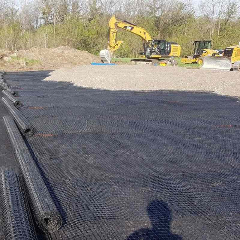 Tensile Fiberglass Geogrid, Excellent Mechanical Properties, for Ground Improvement for Highways, Railways, Bridge Piers