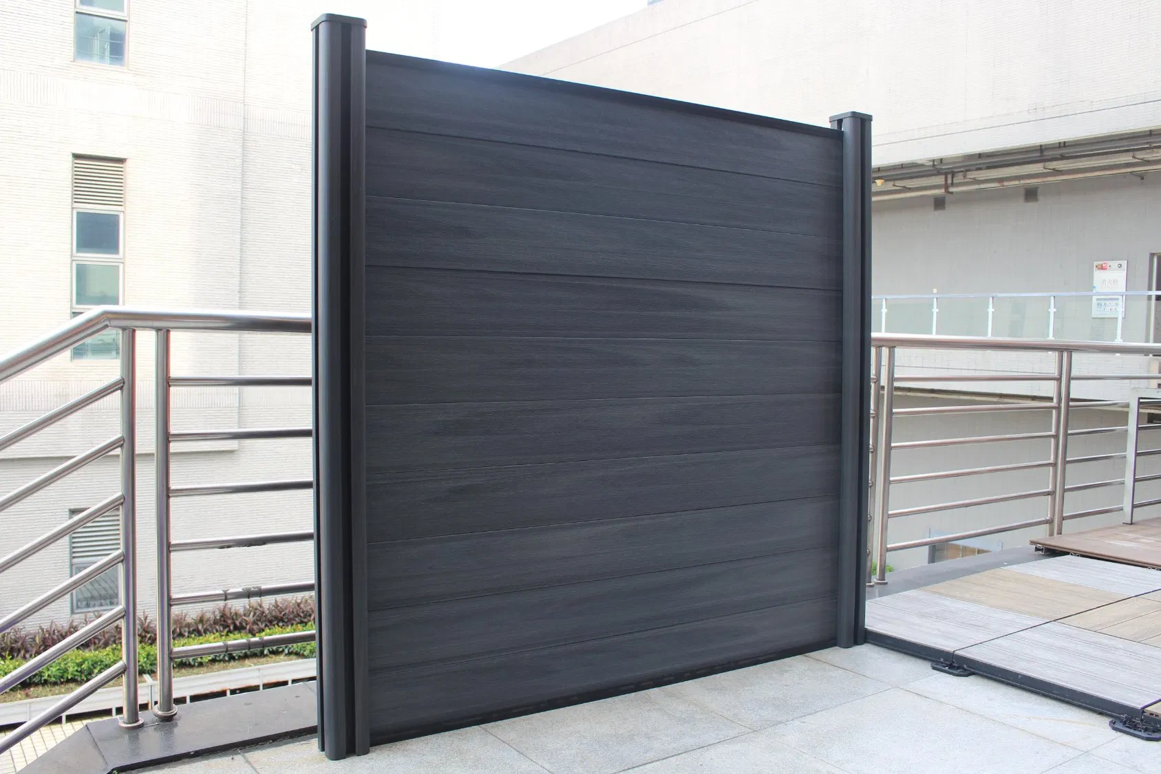 Mexytech New Design Co-Extrusion Post Garden Privacy Fence Se