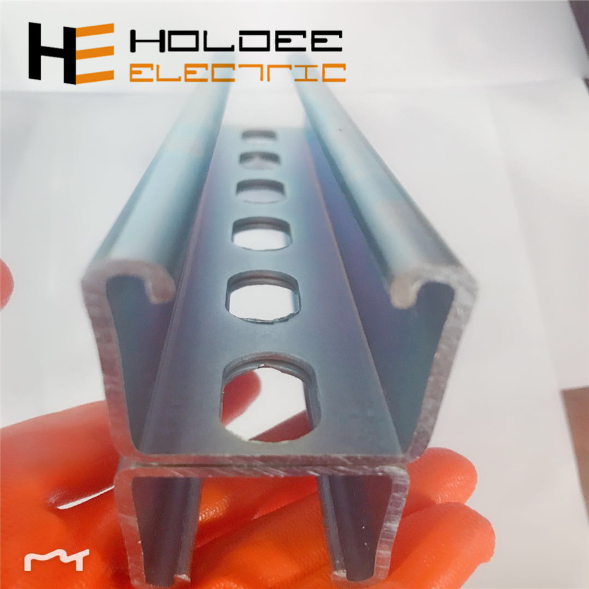 U Shaped SS304 Unistrut 41X41X2.5 HDG Strut Channel Wholesale Unistrut C Channel