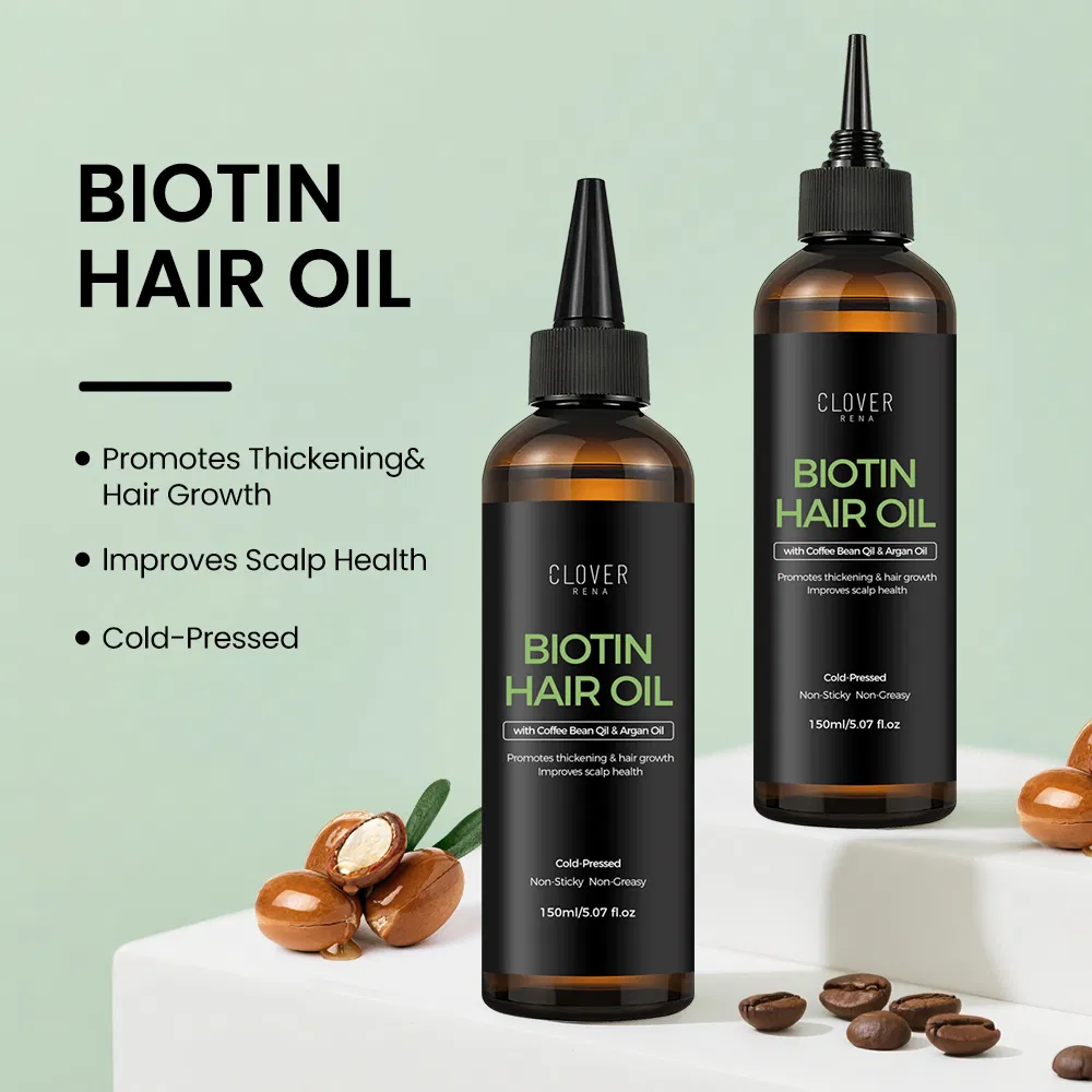Private Label Hair Growth Hair Oil Best Natural Hair Growth Oil with Rosemary Castor