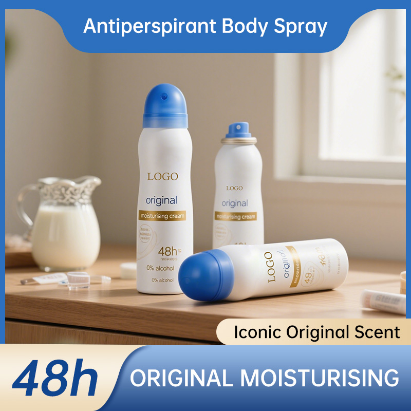 Deodorizing Antiperspirant Cream and Antiperspirant Spray Suitable for Both Men and Women