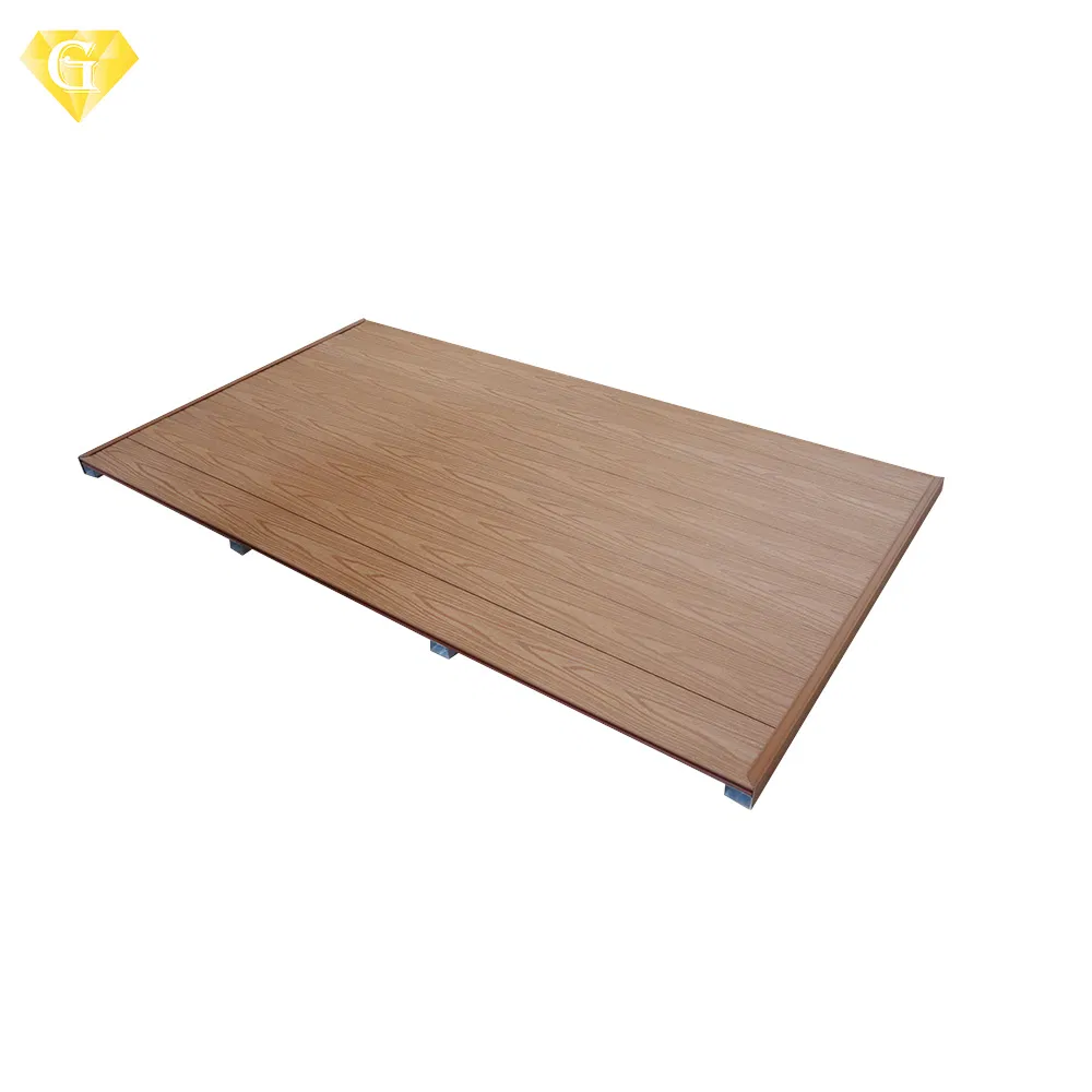 Moisture-Proof Corrosion-Resistant Rust-Proof Aluminum Composite Decking Flooring Around Swimming Pool