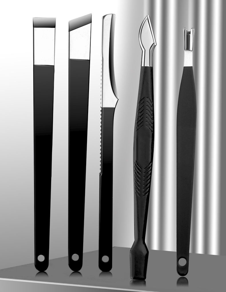 9PCS/16PCS/19PCS Stainless Steel Nail Clipper Kits Pedicure Tool Nail Cutter Set with PU Bag