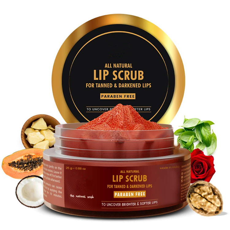 Private Custom All Natural Lightening & Brightening Lip Scrub