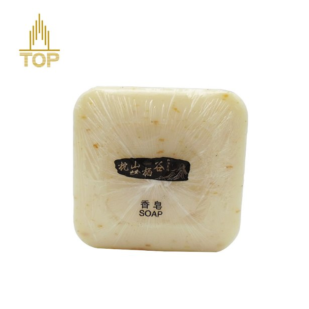 Private Label Body Care Eco-Friendly Bathroom Hotel Natural Wheat Bran Soap
