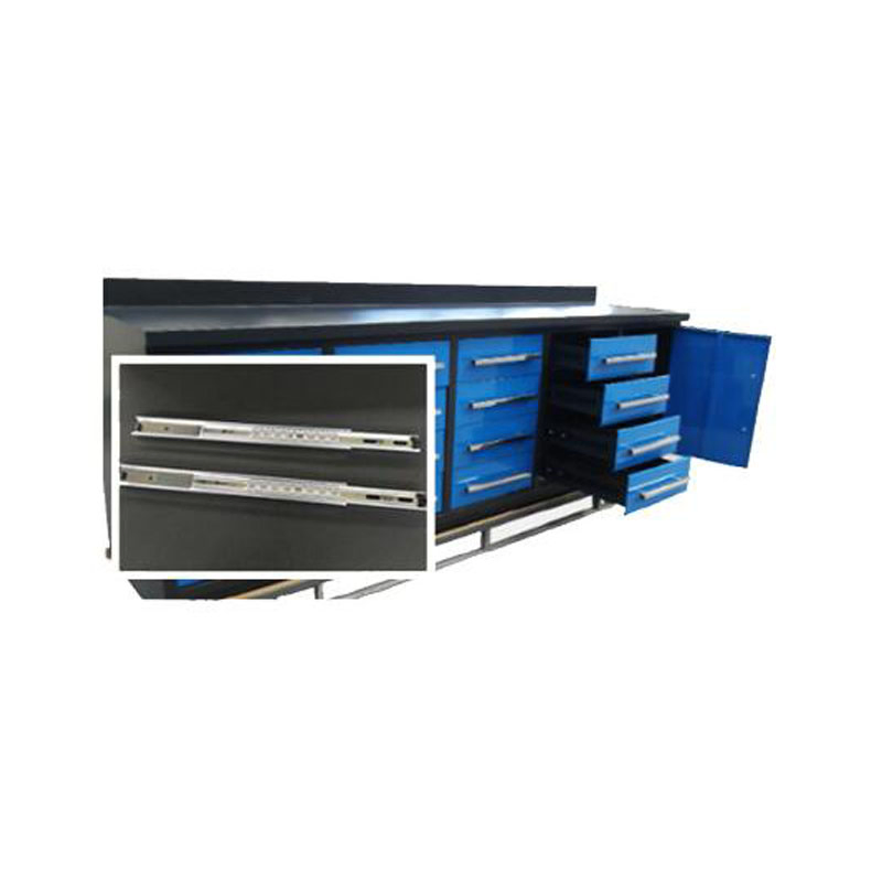 Durable 16 Drawer Tool Cabinet with 1 Cabinet Door