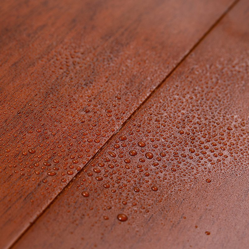 Elegant Indoor Solid Wood Flooring in Rich Red Sandalwood Hue
