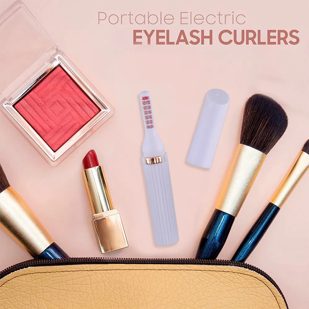 Portable Battery Operated ABS Electric Lady Eyelash Curler