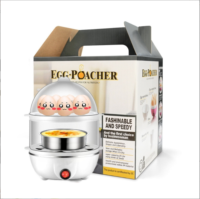 Rapid Egg Cooker for Hard Boiled Eggs, Poached Eggs, Scrambled Eggs