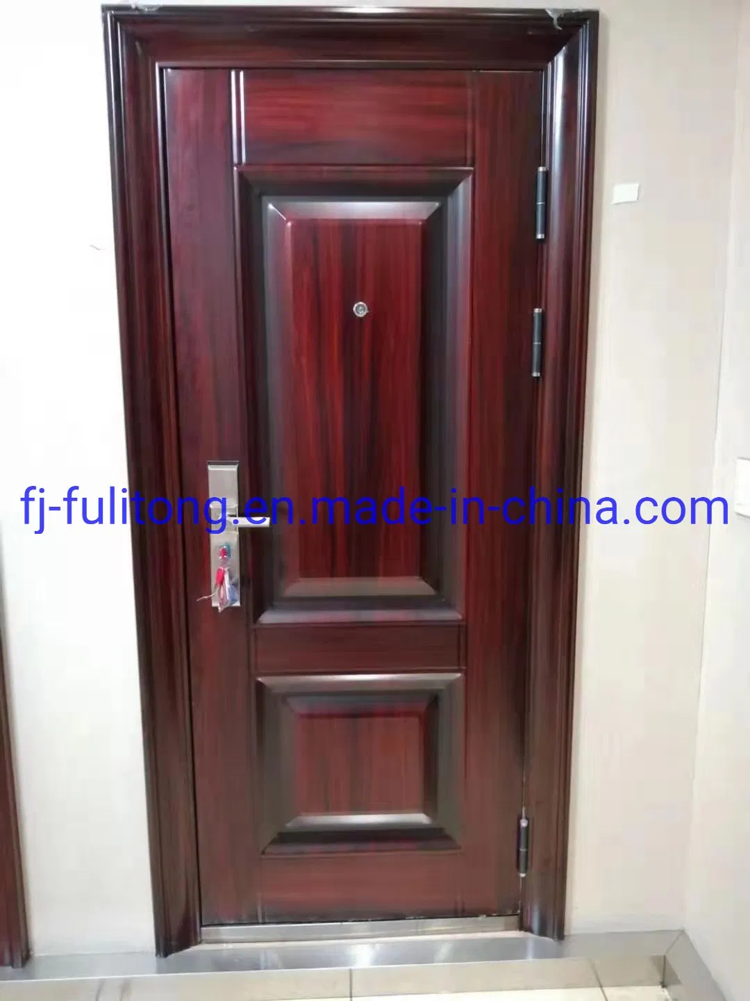 China Supplier House Front Door Designs Steel Entry Exterior Security Steel Door