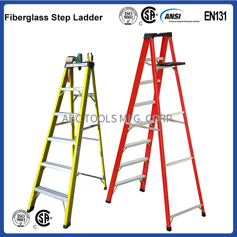 Platform Multipurpose Insulation Twin Step Fiberglass Step Ladder