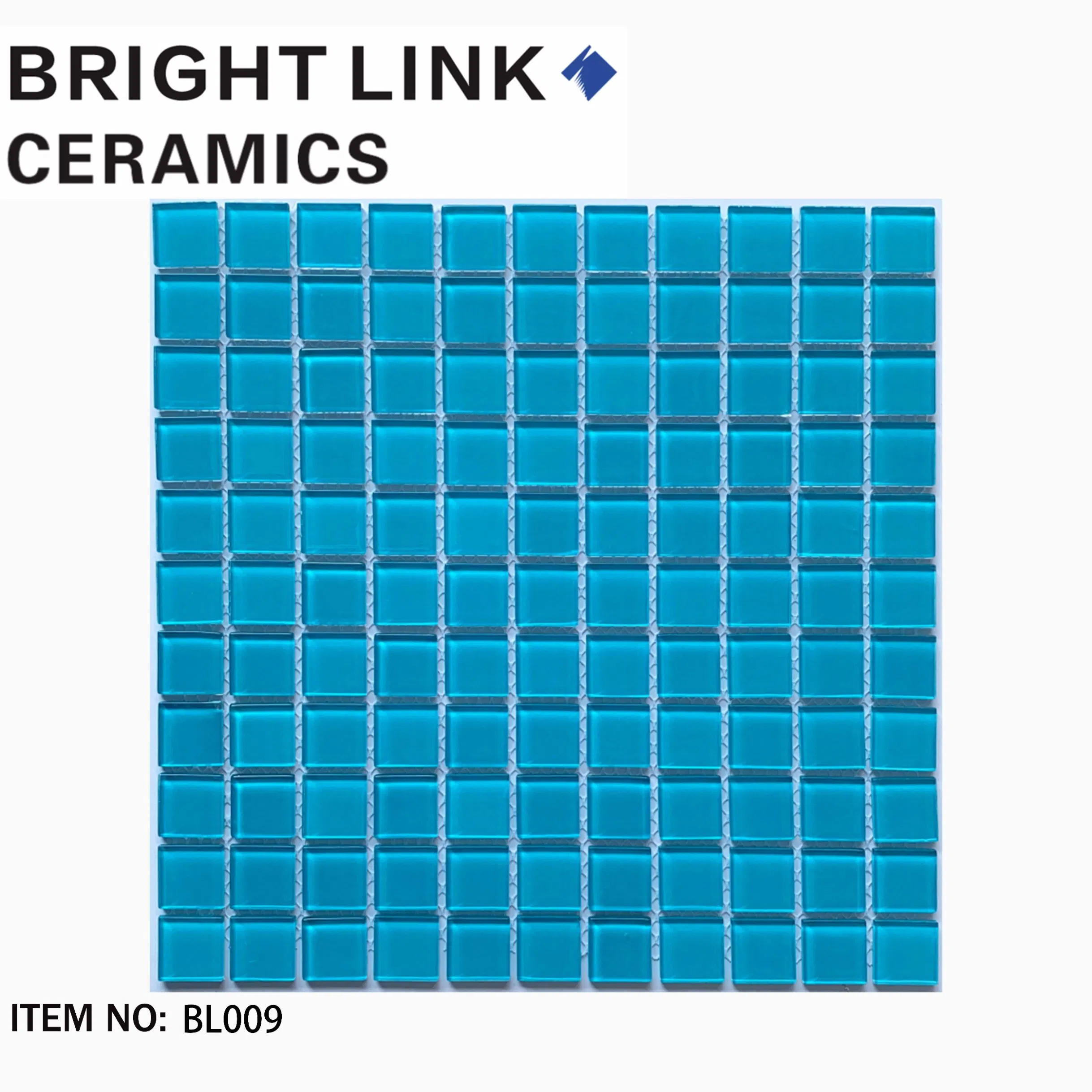 Стеклянная мозаика Blut Chips Blue для бассейна