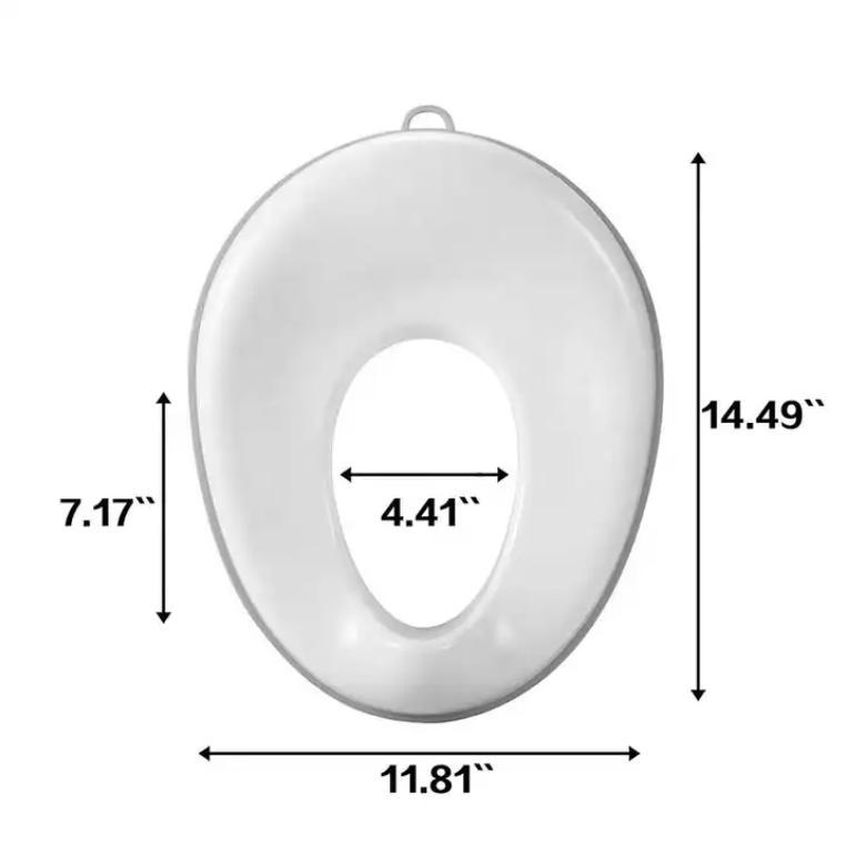Potty Training Seat for Kids, Fits Round & Oval Toilets with Non-Slip