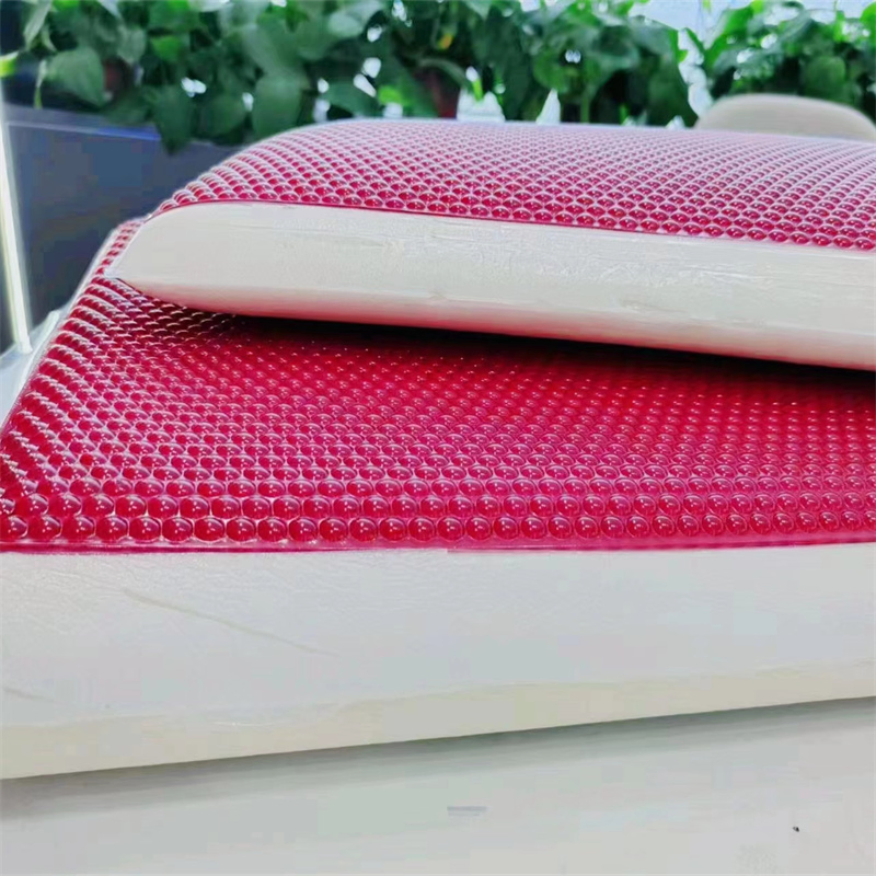 Bedding Ergonomic Ruby Gel Memory Foam Viscoelastic Orthopedic Cervical Almohada Pillow