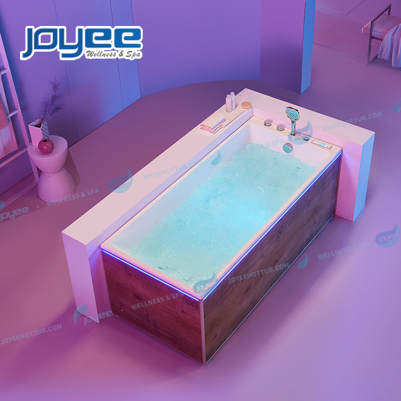 Угловая акриловая ванна с гидромассажем Joyee Luxury