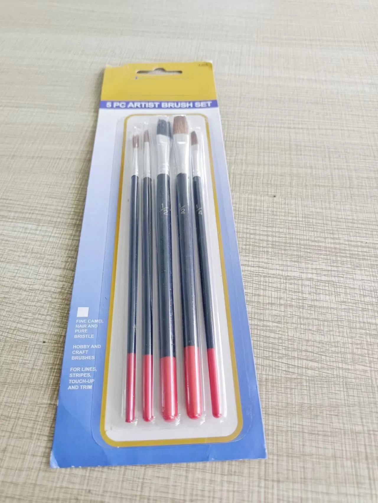 Набор кистей для живописи, 6 шт.