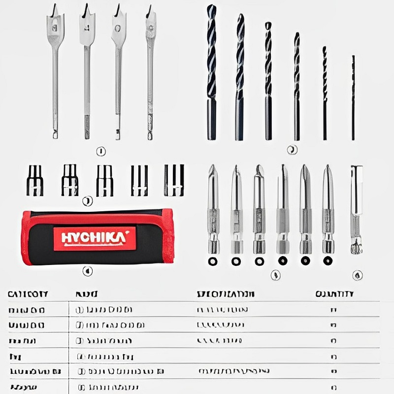 18V Lithium Battery Cordless Drill Impact Driver 1/4 Inch Impact Screwdriver with LED Light Fast Charger (CDD014)